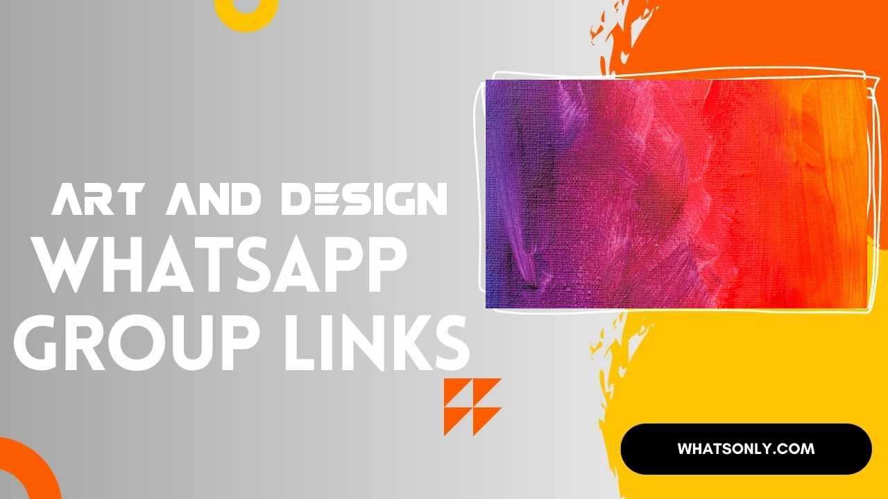 Art and Design WhatsApp Group Links