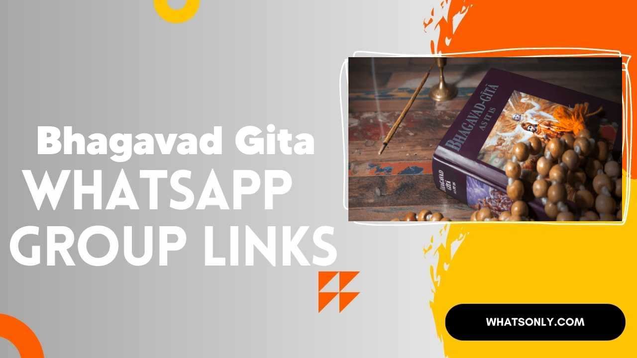Bhagavad Gita WhatsApp Group Links