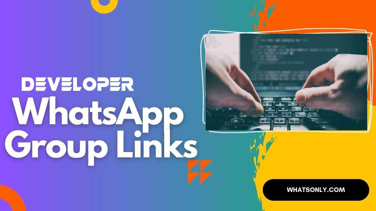Developer WhatsApp Group Links