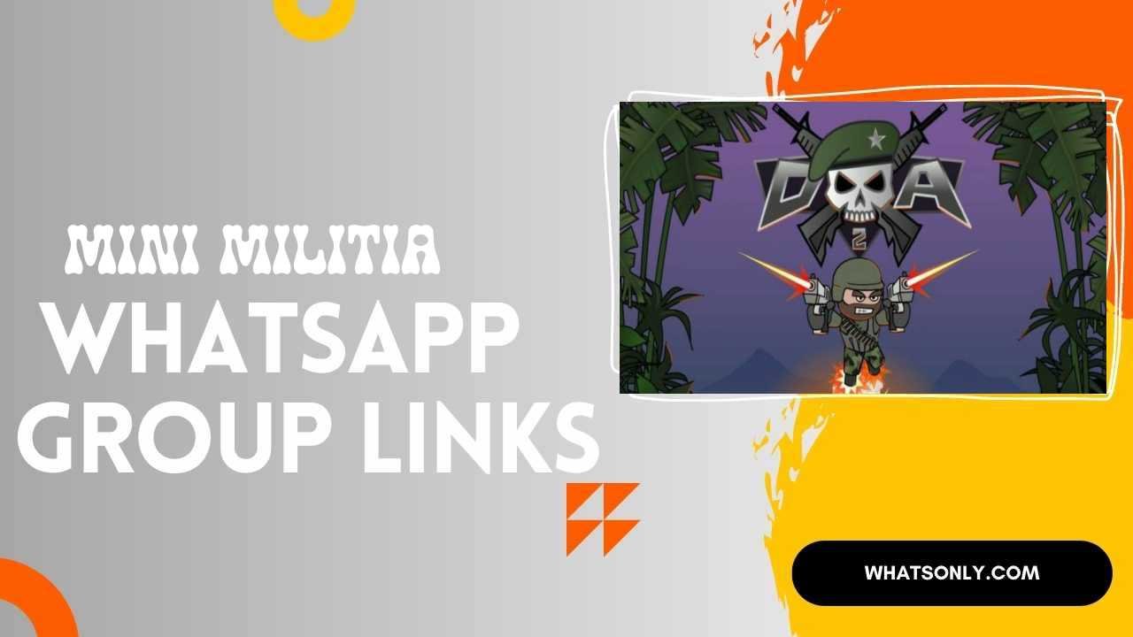 Mini Militia WhatsApp Group Links