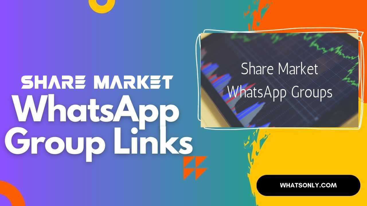 Share Market WhatsApp Group Links
